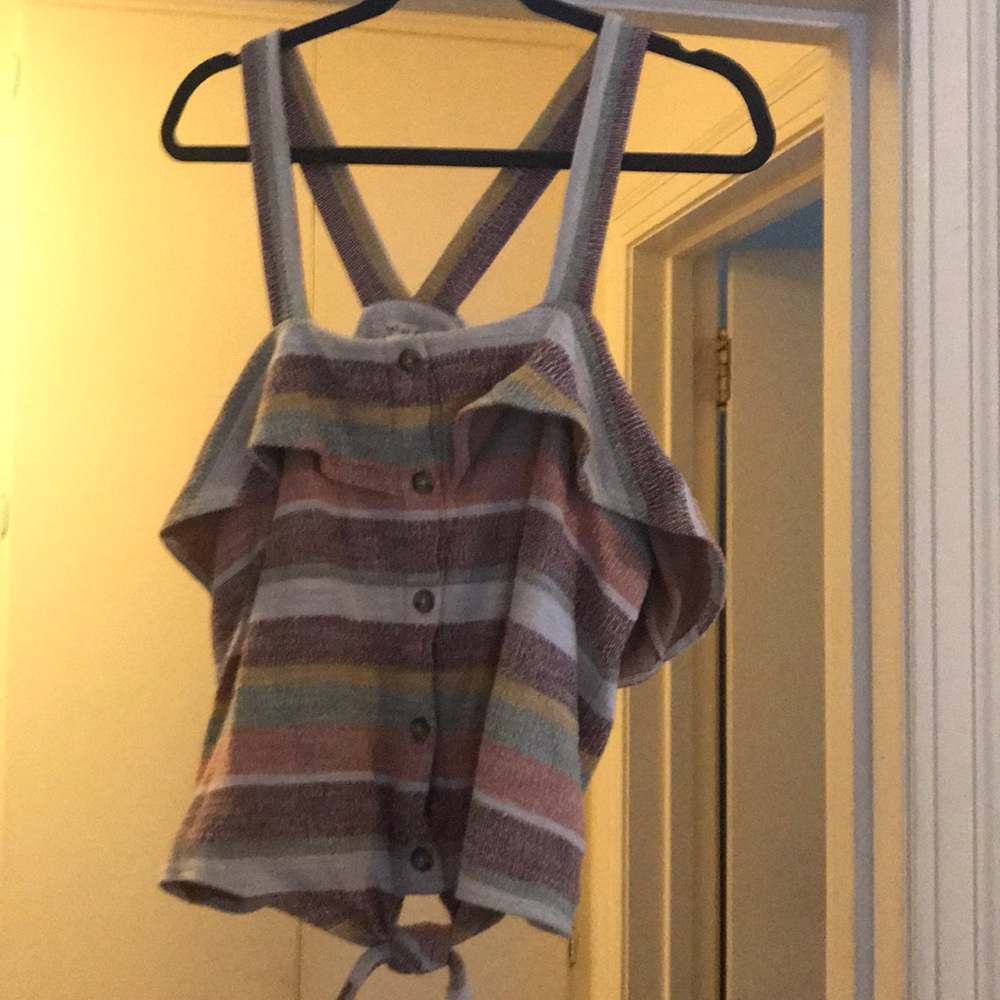 Madewell Texture And Thread Striped Top - image 3